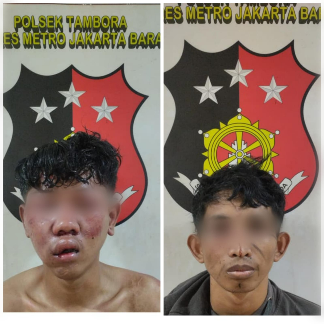 Polsek Tambora Amankan Dua Jambret Bersenjata Celurit di Pasar Pagi Roa Malaka