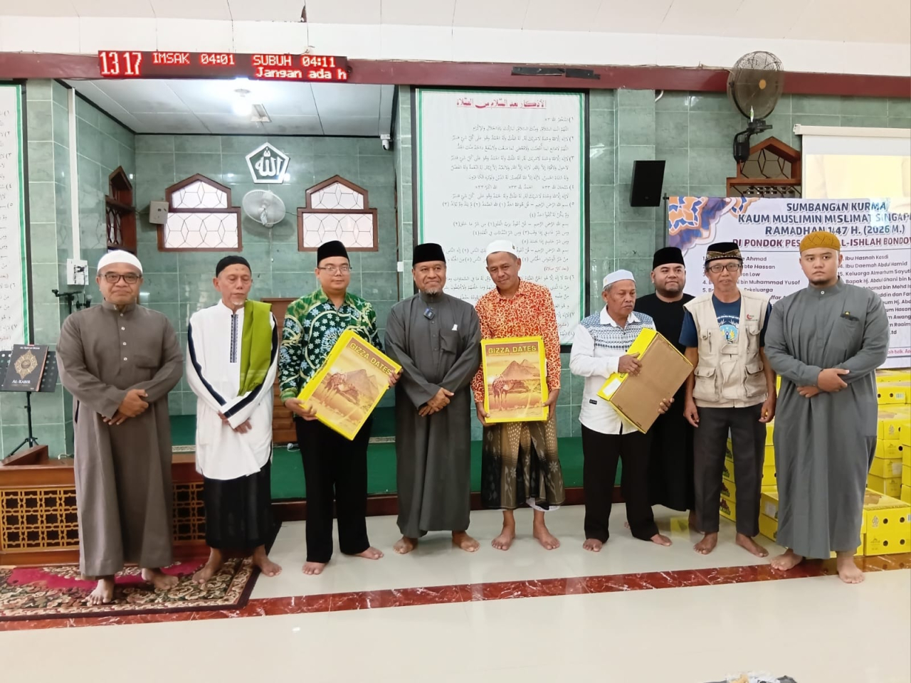 Ramadan 1447 H/2026, Ponpes Al-Ishlah Bondowoso Tebar Berkah 4,5 Ton Kurma untuk Warga dan Masjid