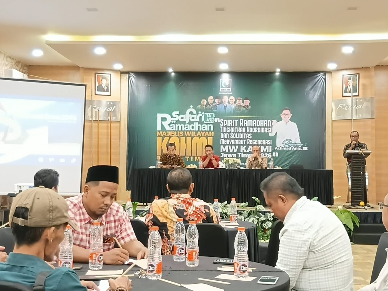 Suasana Safari Ramadan 1447 H MW Kahmi Jatim di Jember Minggu, (22/02/2026).