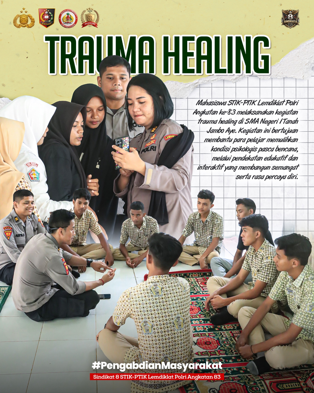 Flayer kegiatan Trauma Healing
