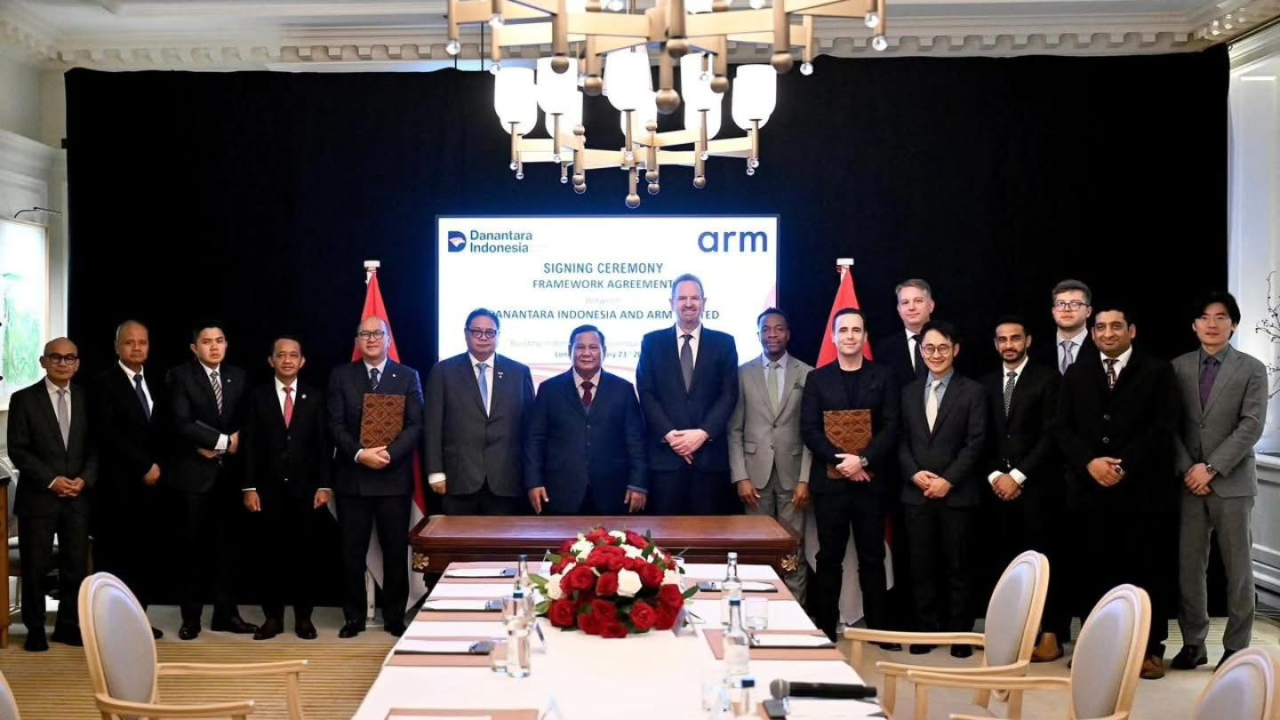 Presiden Prabowo Menyaksikan MOU Danantara Dengan Arm Limited Untuk Pengembangan Sektor Semikonduktor
