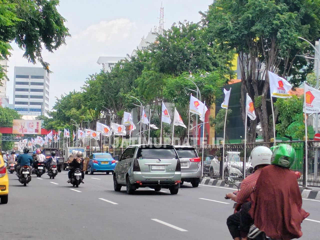 Bantah Bukan Karena Lalai, Bahtiyar Atribut Gerindra di Surabaya Dicopot Hari Ini