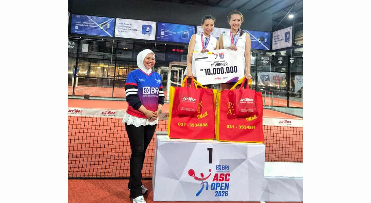 Dukungan Penuh BRI KCP Pasar Atom Mall untuk Kebangkitan Padel Indonesia
