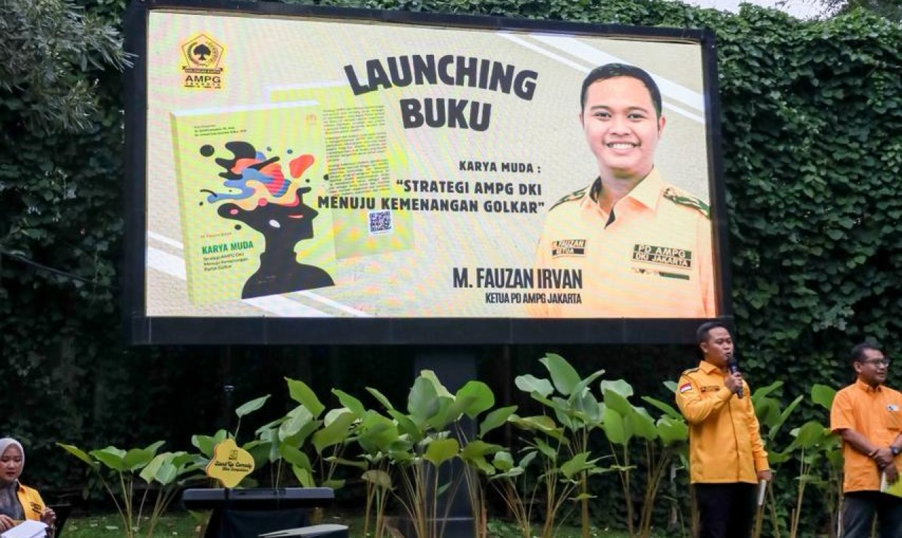 Peluncuran Buku di HUT AMPG, Ketua AMPG DKI : Politik Berdampak Bukan Sekadar Konten Viral