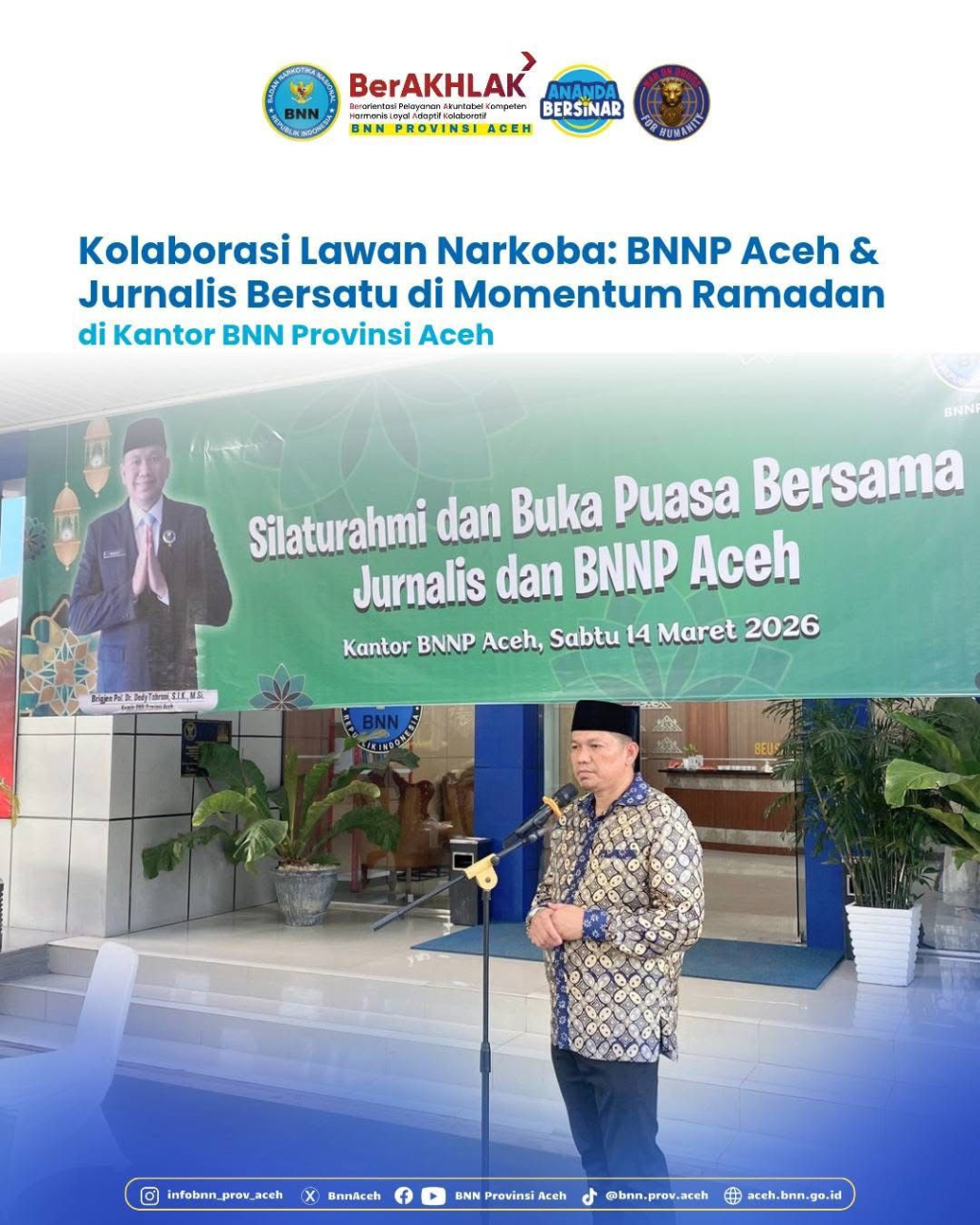 BNNP Aceh Gelar Buka Puasa Bersama