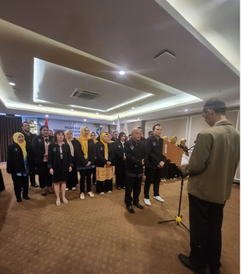 Suasana Pelantikan Pengurus DPD AFEBSI Jatim