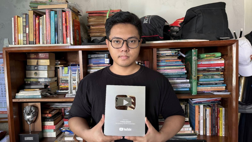 Antonio Arsyad, kreator konten asal Surabaya.