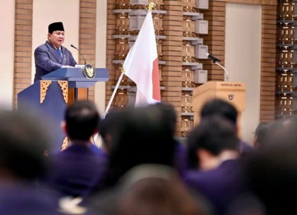 Presiden Prabowo Subianto saat di Tokyo