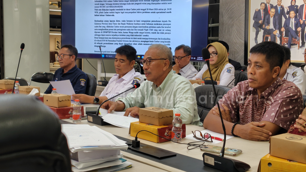 RDP terkait CASBAR di Komisi B DPRD Surabaya, dok Jatimupdate.id
