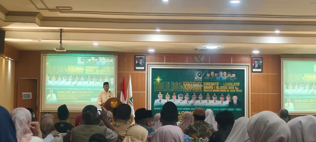 Suasana Halal Bil Halal Kahmi di Kota Probolinggo, Minggu (12/04/2026).