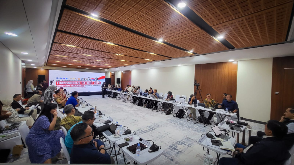 Rapat Koordinasi Perguruan Tinggi Mitra Transmigrasi Patriot 2026, Grand Makarti, Kantor Kementerian Transmigrasi (Kementrans), Kalibata, Jakarta, (12/4/2025). (Foto Kementrans for JatimUPdate.id)