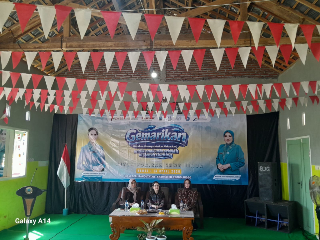 Ketua Forum Peningkatan Konsumsi Ikan Nasiona (Forikan) Jawa Timur, Arumi Bachsin Emil Dardak, mendorong optimalisasi sumber daya laut Kabupaten Probolinggo sebagai solusi utama pemenuhan gizi anak.