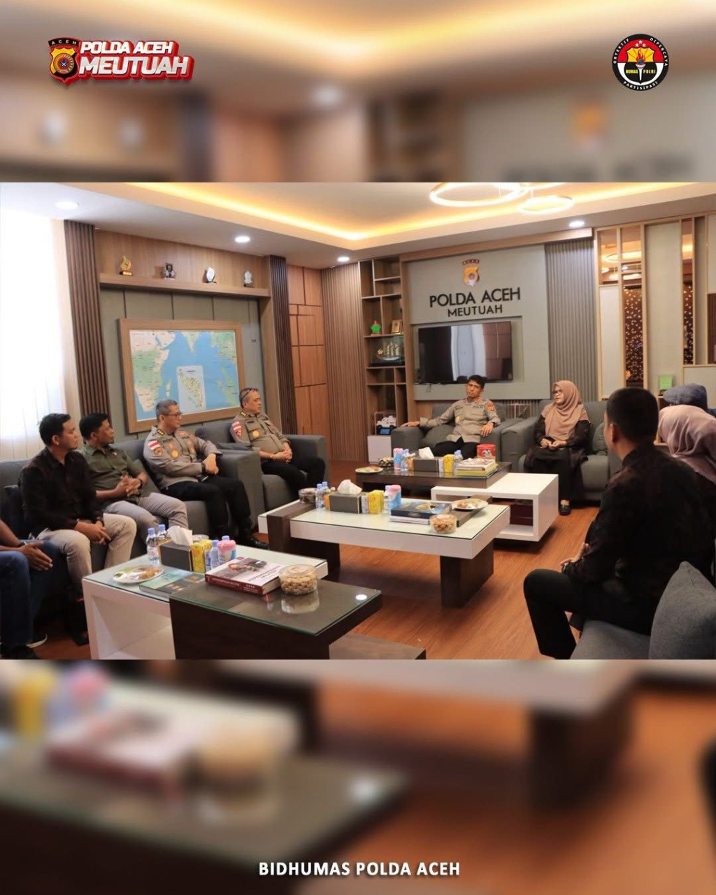Kapolda Aceh Terima Dekan FH UNMUHA