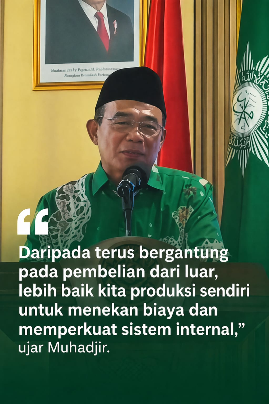 Ketua Pimpinan Pusat Muhammadiyah, Muhadjir Effendy.