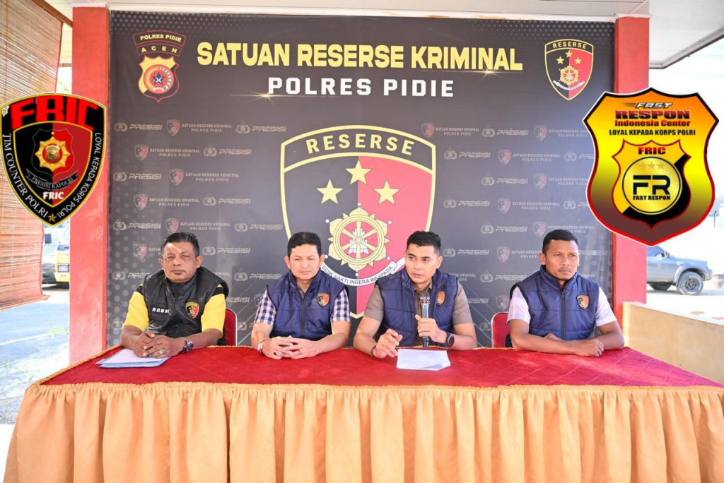 Jumpa Pers Polres Pidie