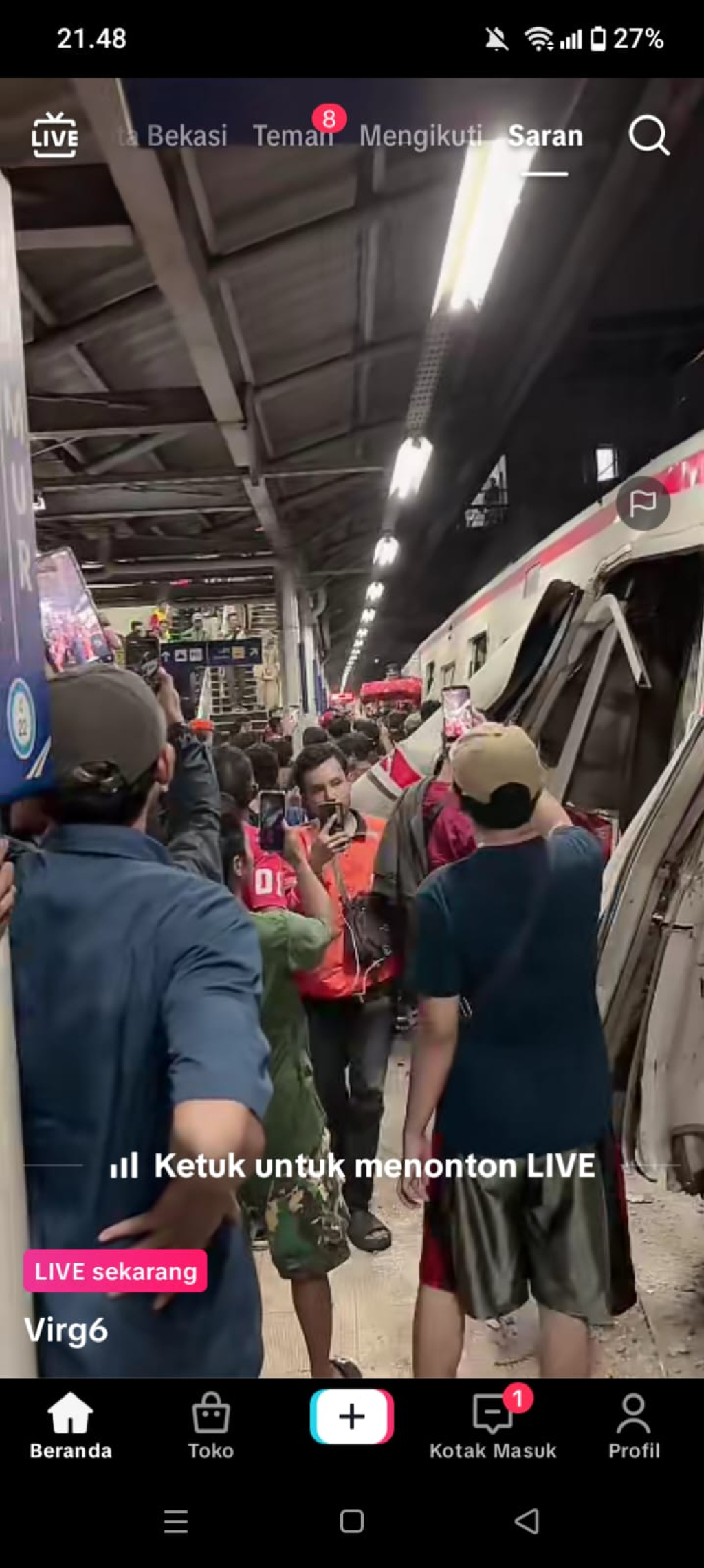 Suasana di Stasiun Bekasi Timur (Foto Humas PT KAI Daops I Jakarta for JatimUPdate.id)
