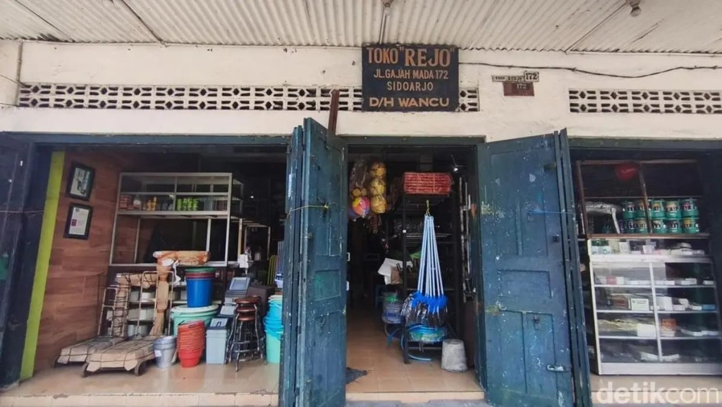 Toko Rejo atau Toko Wancu, yang melecehkan di Kota Sidoarjo telah berdiri sejak 1933. (Foto dikutip dari Detik.com)