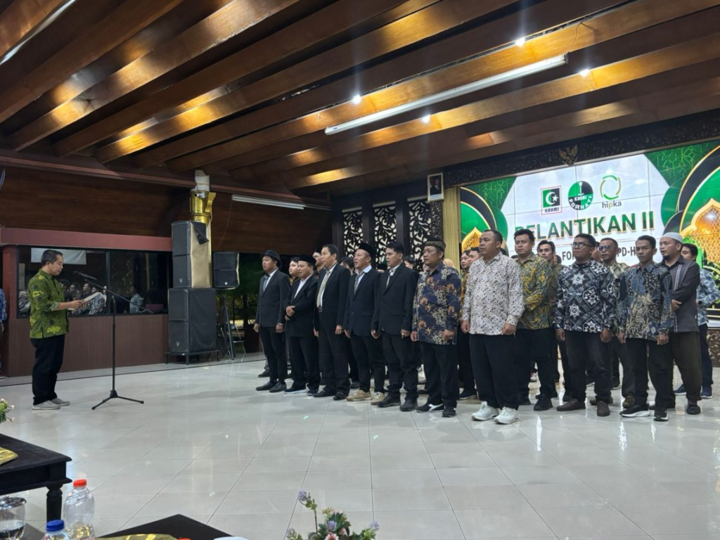 Suasana pelantikan MD Kahmi Sidoarjo