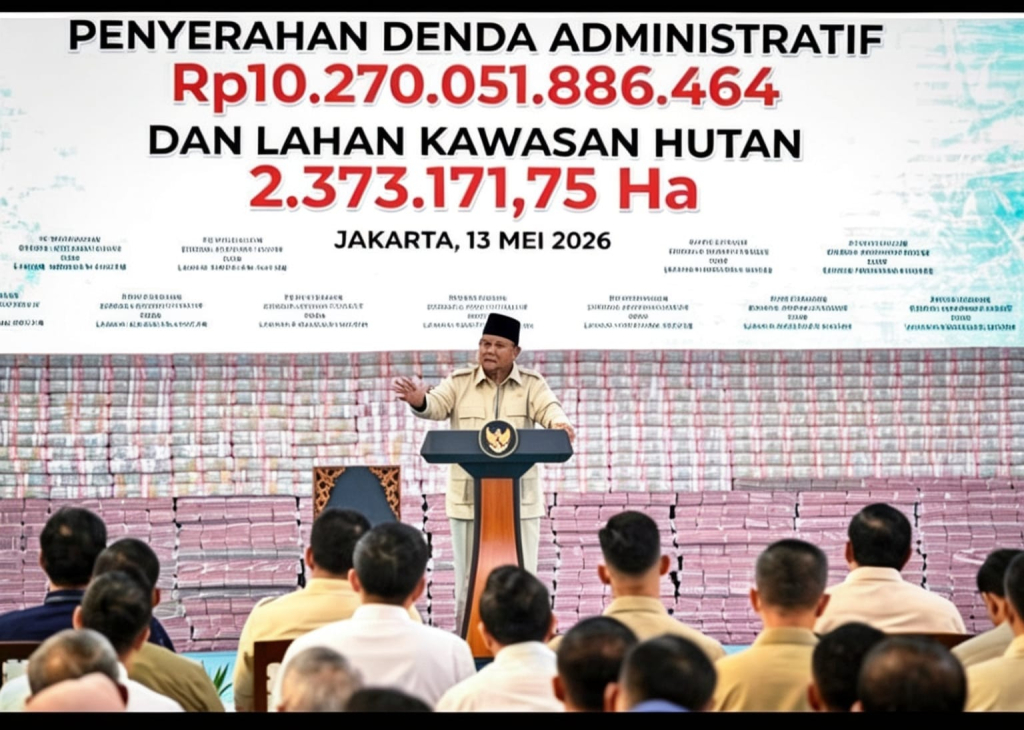 Presiden Prabowo Subianto di Kejaksaan Agung.