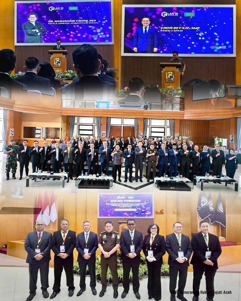 Kepala Kejaksaan Tinggi Aceh, Yudi Triadi, S.H., M.H., secara resmi mengikuti Pembukaan Pelatihan Kepemimpinan Nasional (PKN) Tingkat I Angkatan LXVII Tahun 2026.