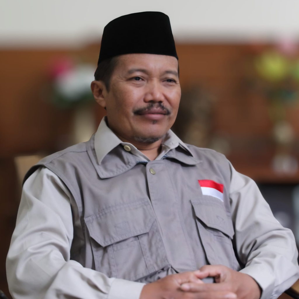 Kepala Kantor Kementerian Haji dan Umrah Kab. Bondowoso, Astono, jelaskan pentingnya membangun pola pikir positif jemaah terhadap pelaksanaan ibadah di Arafah, Muzdalifah, dan Mina (Armuzna).