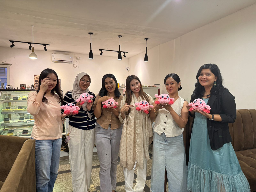 Workshop Crochet Kirby di Hanaka Social Space Surabaya