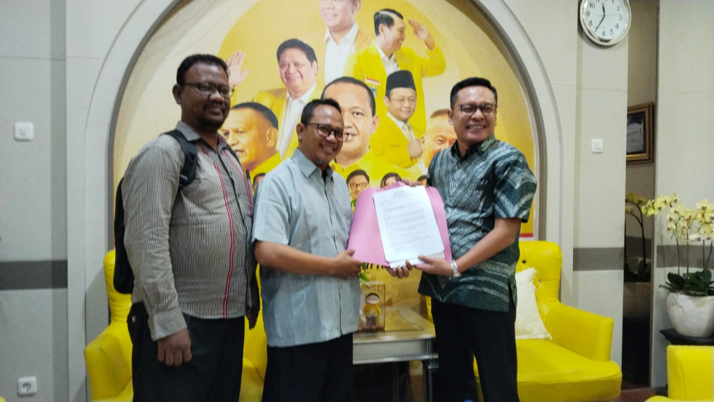Arif Fathoni menerima kunjungan Koalisi Disabilitas Surabaya, dok istimewa
