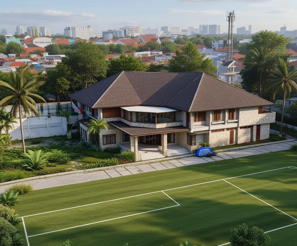 DPRKPP Rampungkan Fasilitas Penunjang Lapangan Karang Gayam