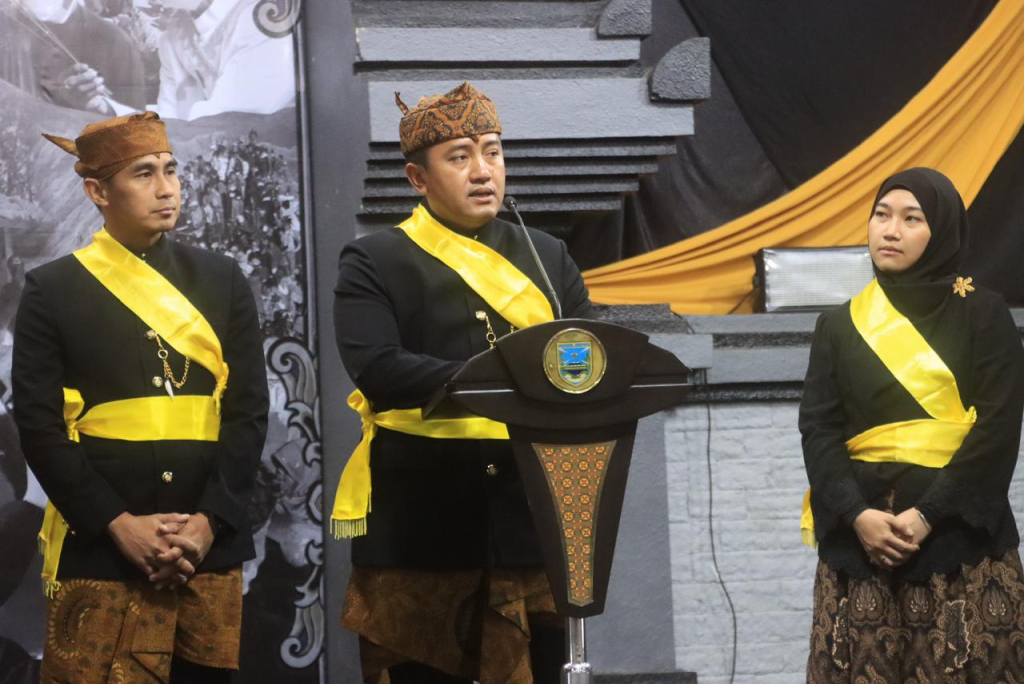 Malam Resepsi Yadnya Kasada di Pendopo Agung Desa Ngadisari, Kecamatan Sukapura, Kabupaten Probolinggo, Minggu (31/5/2026).