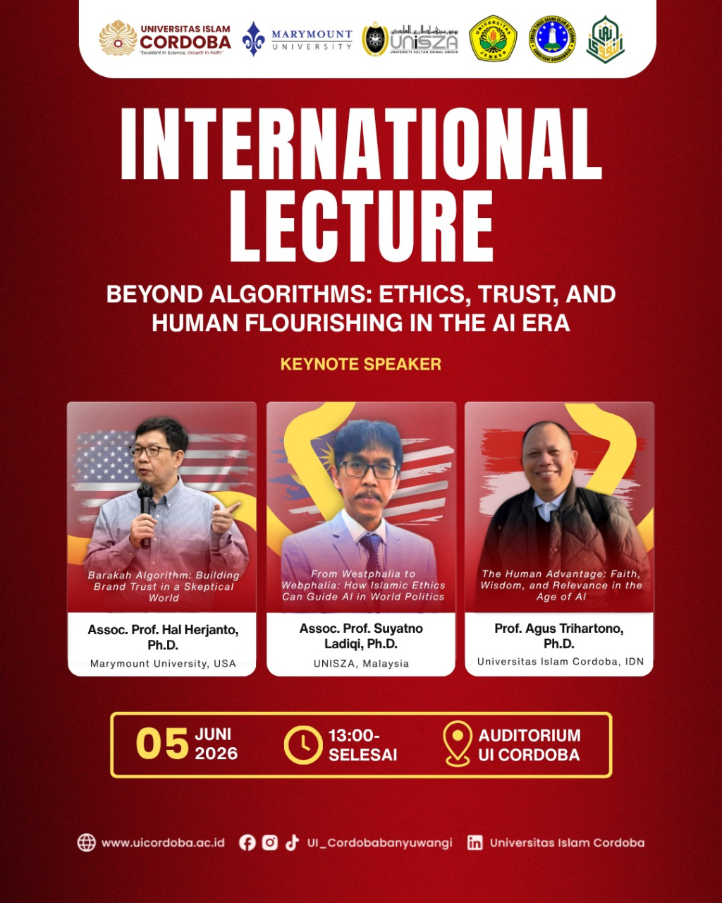 Flayer Kegiatan Universitas Islam Codoba Banyuwangi.