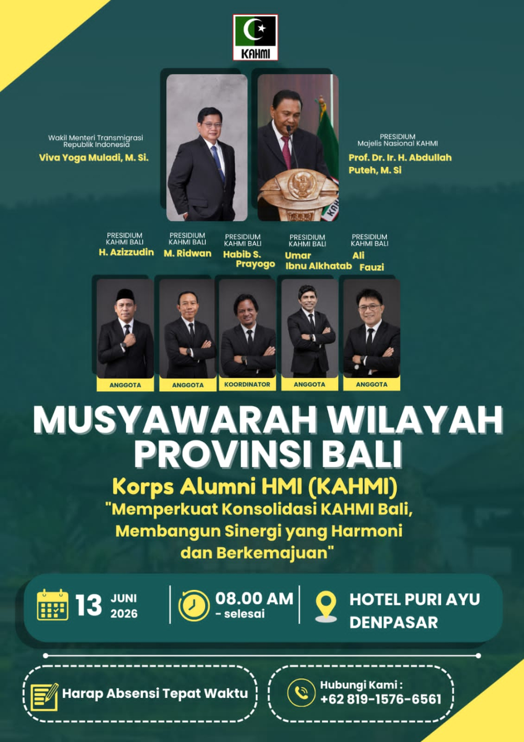 Flayer Muswil MW Kahmi Bali