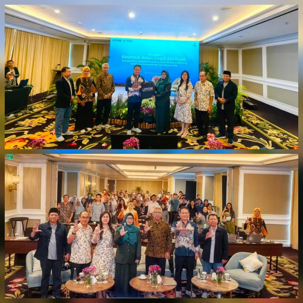 ​Sinergi LPPOM MUI Jawa Timur dan BBPOM dalam Seminar Nasional "Kosmetik Aman, Legal, dan Halal" di Oakwood Hotel, Surabaya, Kamis (11/6/2025), sebagai langkah nyata meningkatkan kepercayaan konsumen.