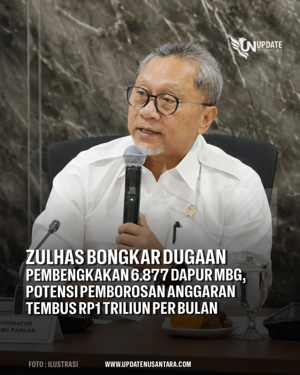Menko Pangan Zulkifli Hasan (Berita dan Foto diambil dari Nusantara Update)