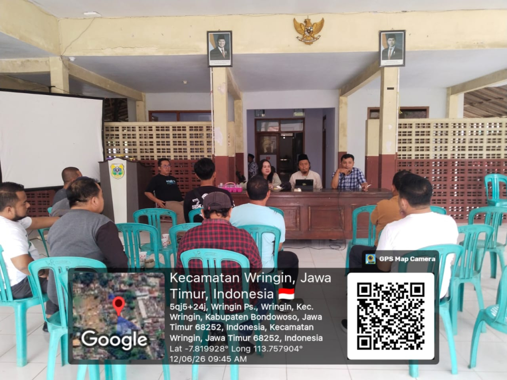 TAPM Kab. Bondowoso lakukan supervisi dan pendampingan tahapan perencanaan pembangunan desa dalam rangka penyusunan RKP Desa Tahun 2027 di Kec. Wringin, Kab. Bondowoso, Jumat (12/6/2026).