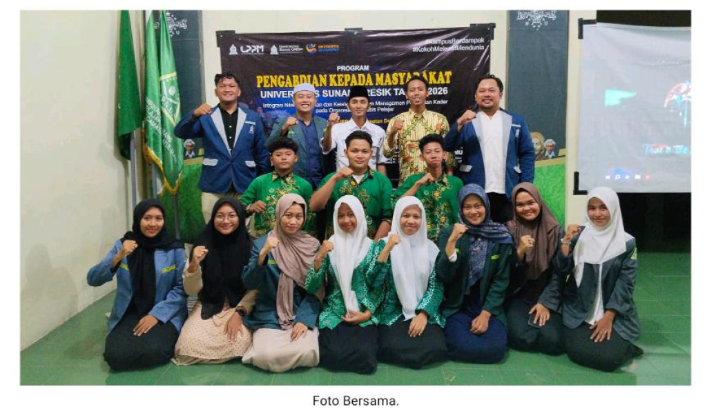 USG resmi menutup Program Pengabdian kepada Masyarakat (PkM) bersama PAC IPNU dan IPPNU Kecamatan Deket, Kabupaten Lamongan, Selasa (23/06/2026).