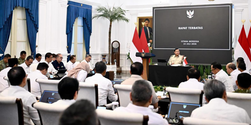 Presiden Prabowo memimpin Rapat Kabinet Terbatas