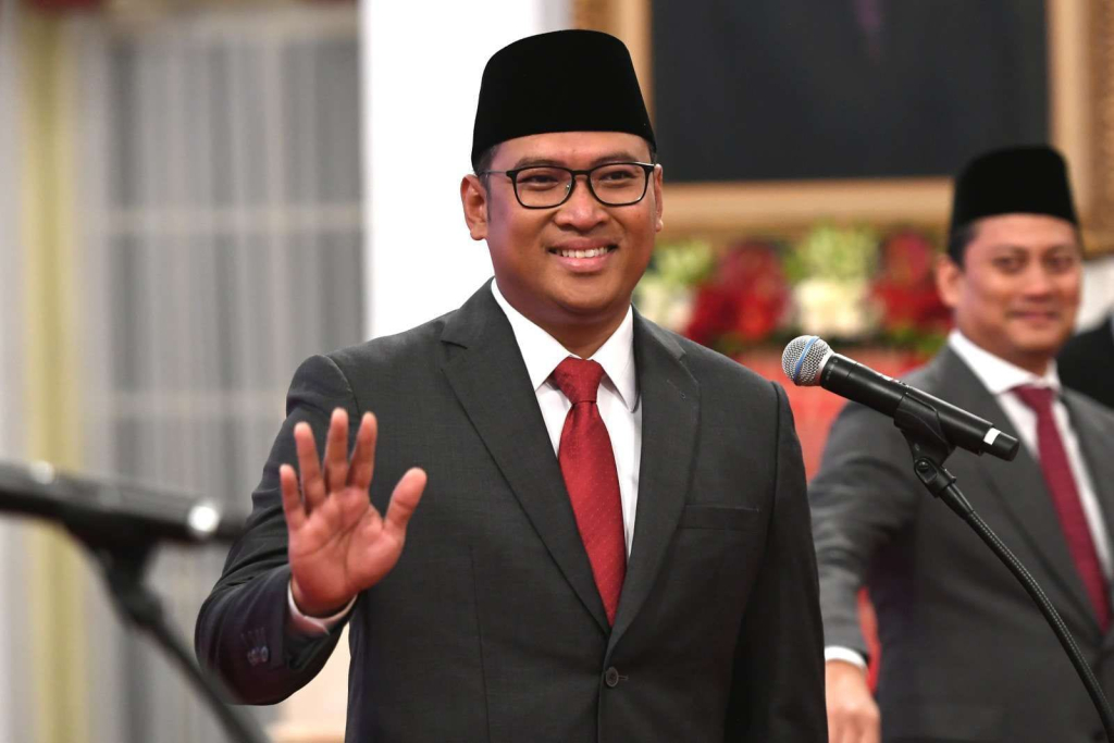Sudaryono saat dilantik menjadi Kepala BGN di Istana Negara.