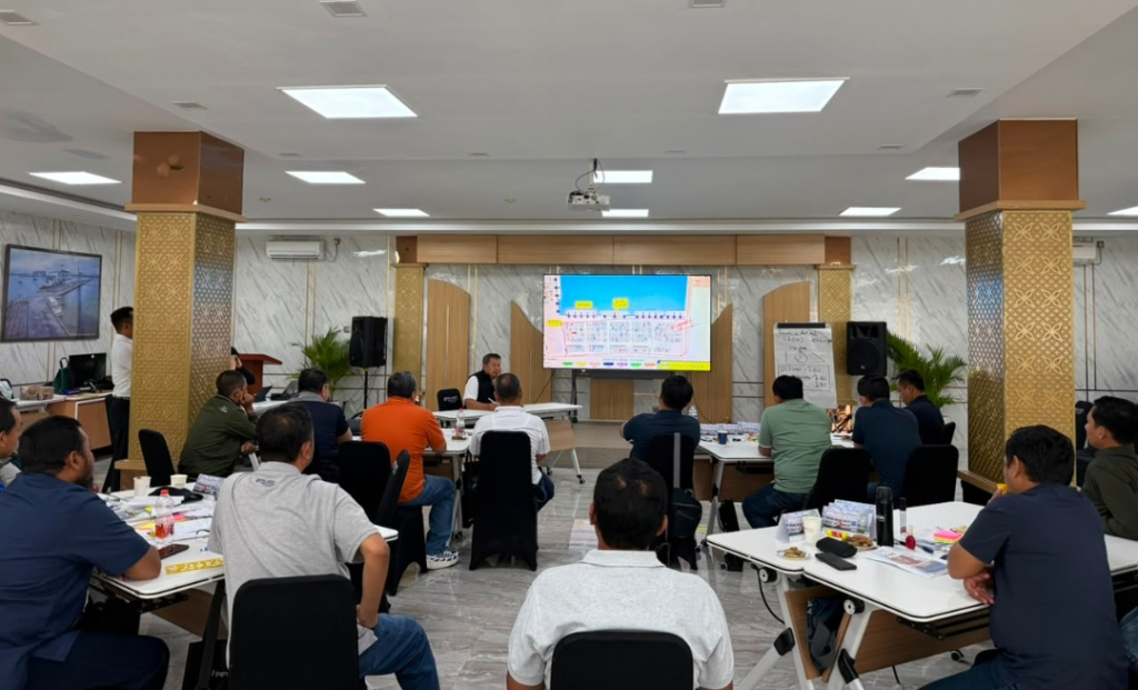 Proses pemberian materi Technical P&C di TPS
