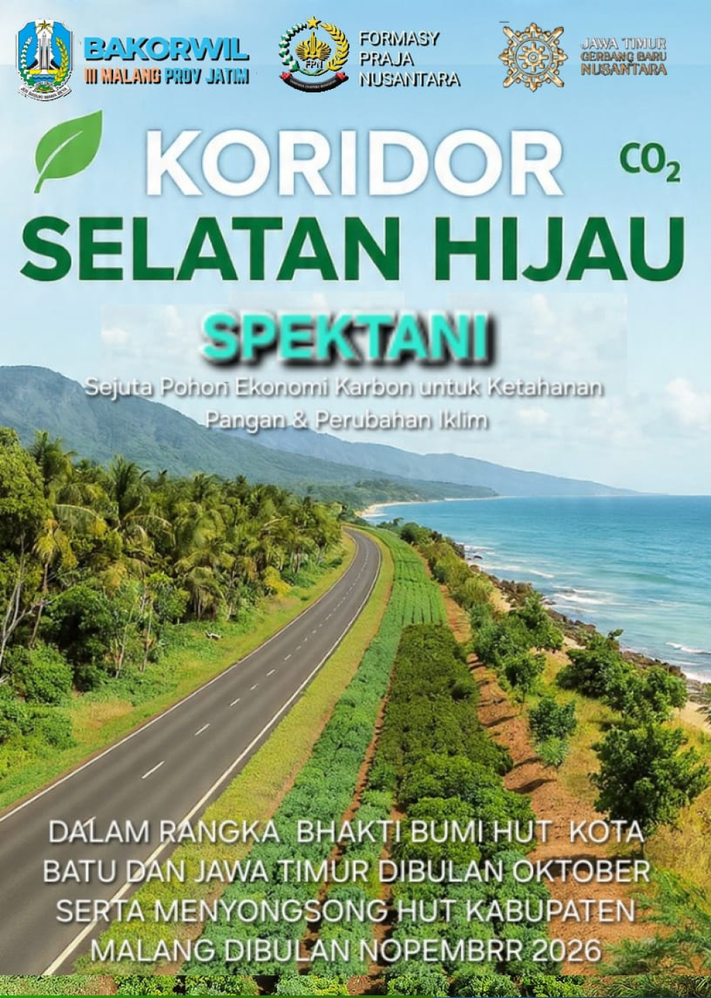 Flyer Koridor Selatan Hijau Formasy Praja Nusantara