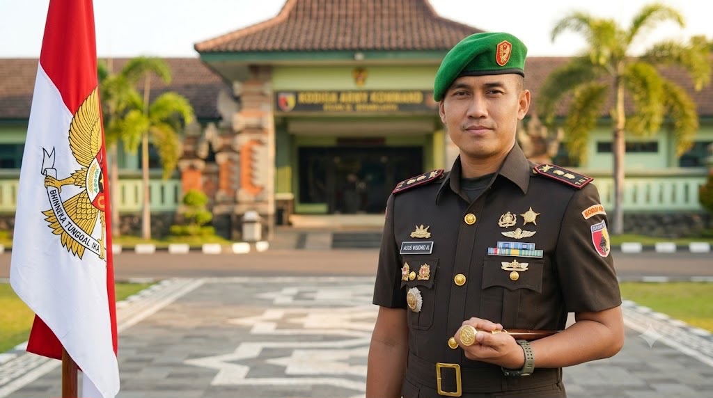 Komandan Kodim (Dandim) 0826/Pamekasan, Letkol Kav Agus Wibowo Hendratmoko, S.H., M.Han.,