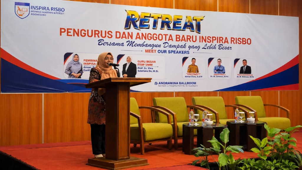 Retreat dibuka oleh Pembina INSPIRA RISBO, Assoc. Prof. Dr. SB Cantika Wahono.