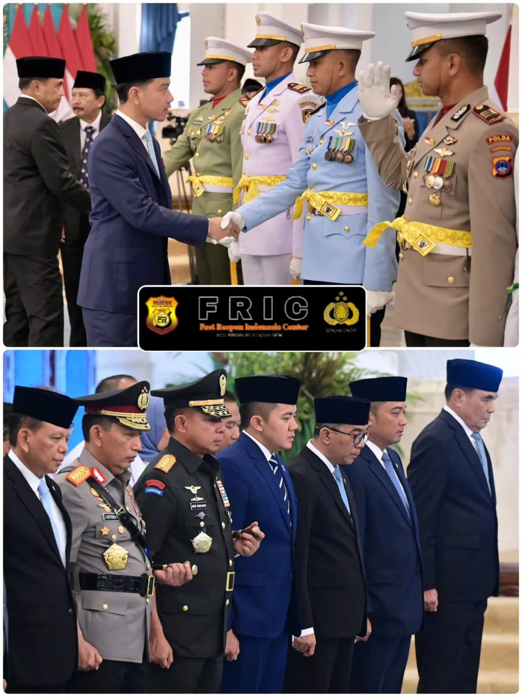Wapres Gibran Rakabuming kukuhkan 76 pelajar dari 38 provinsi sebagai anggota Paskibraka Tingkat Pusat Tahun 2026 di Istana Negara, Jakarta pada Sabtu, (15/08/2026)