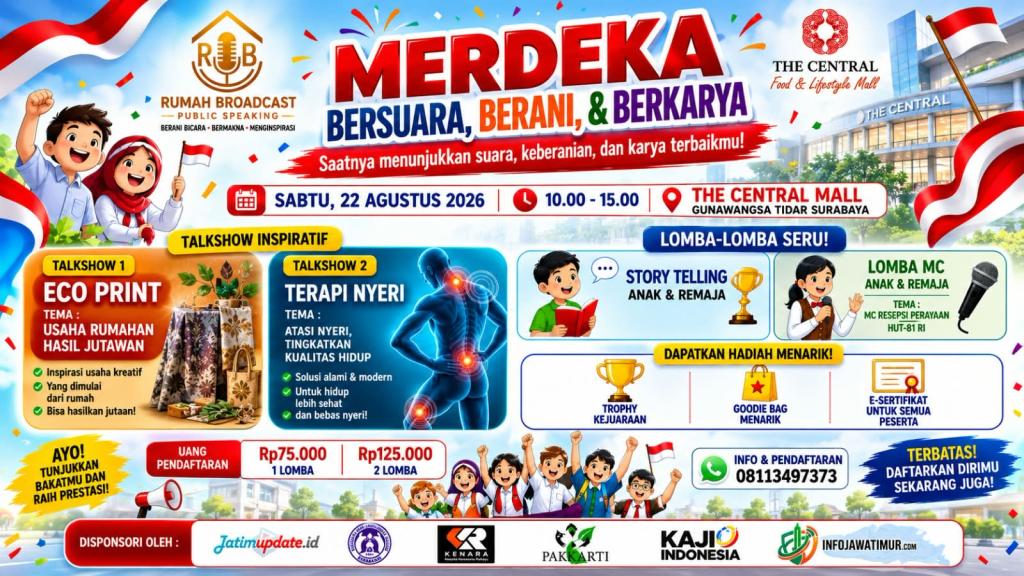 Flayer Merdeka Bersuara, Berani
Dan Berkarya