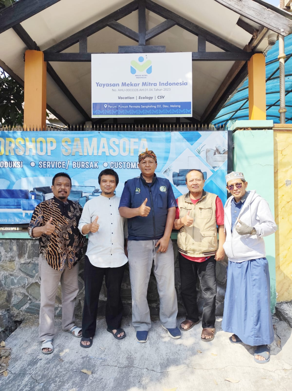 Dodik Purwoko,  Formasy Praja Nusantara (FPN) tengah berada di Yayasan Mekar Mitra Indonesia.