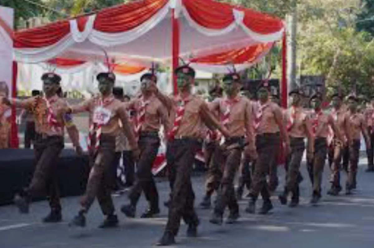 Wabub Bojonegoro Buka Lomba Baris-Berbaris Tingkat SMP dan SMA