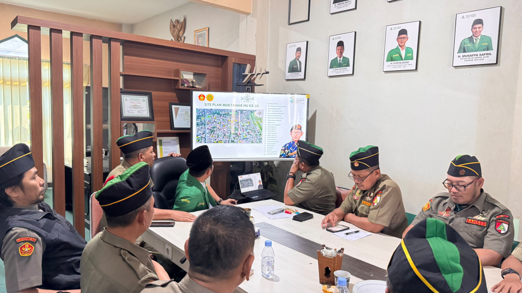 Rapat koordinasi Ansor Jatim untuk Muktamar NU ke-35 di Jombang, dok istimewa