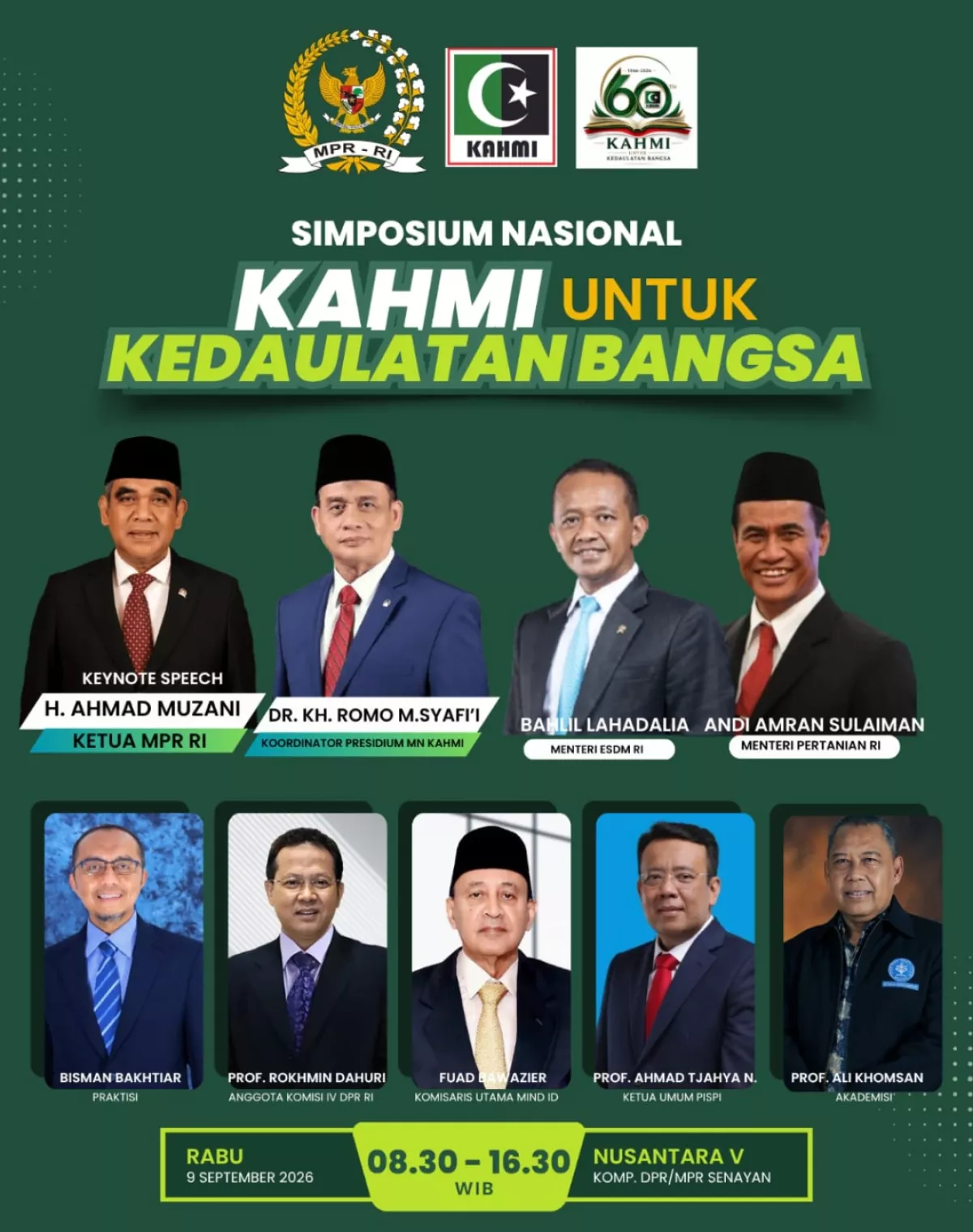 KAHMI Bakal Gelar Simposium Nasional, Terbuka Untuk Umum