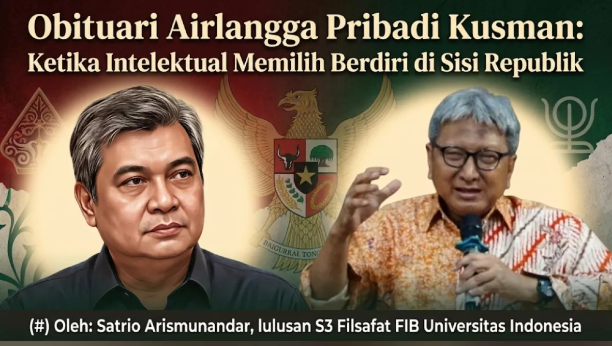Airlangga Pribadi Kusman: Ketika Intelektual Memilih Berdiri di Sisi Republik