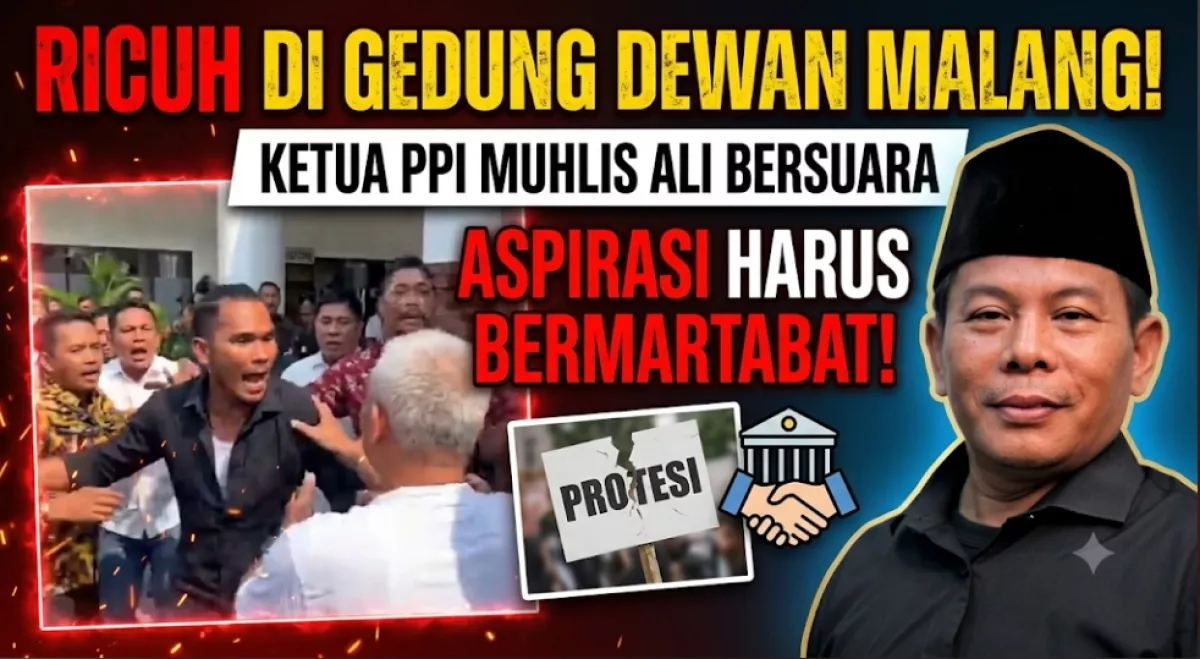 Ricuh di Gedung Dewan, Ketua PPI Ajak Masyarakat Malang Menyampaikan Aspirasi Politik Dengan Cara Bermartabat