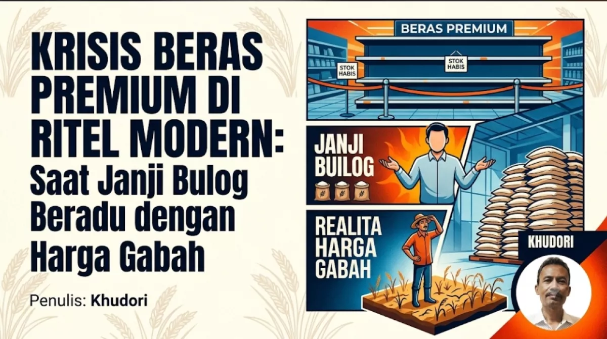 Krisis Beras Premium di Ritel Modern: Saat Janji Bulog Beradu dengan Realita Harga Gabah